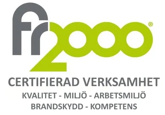 FR2000 Certifierad verksamhet
